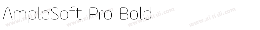 AmpleSoft Pro Bold字体转换
